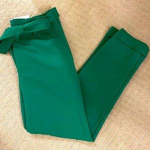 Lot of 2 LOFT tie waist slim taper pants size 2